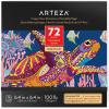 ARTEZA Adult Coloring Book, 4 Seasons Theme, 120 Sheets, 9×9 Inches Coloring Pages, 100 lb Paper(Ocean Designs)