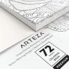 ARTEZA Adult Coloring Book, 4 Seasons Theme, 120 Sheets, 9×9 Inches Coloring Pages, 100 lb Paper(Portrait Designs)