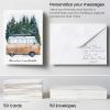 ARTEZA Blank Watercolor Cards with Envelopes, Set of 25, 5×6.9 Inches, 140 lb Watercolor Postcards, 100% Cotton Note Cards(50 pack (5×7 Inch))