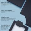 ARTEZA DIY Frame Canvases for Painting, 5 Sheets, 8.5×11 Inches, Black(8.5 x 11 inches)