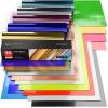 ARTEZA Heat Transfer Vinyl Sheets, 12 x 20 Inches, Pack of 20, Neon & Metallic, Flexible and Easy to Weed, HTV for DIY Projects