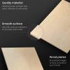 ARTEZA MDF Wood Slices, Set of 10, 5 x 11.8-Inch Circles and 5 x 9.05-Inch Squares, Unfinished Wooden Pieces for DIY Craft and Art Projects(6 Pieces)