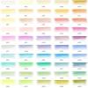 ARTEZA Metallic Colored Pencils, 50 Coloring Pencils, Triangular Grip, Pre-Sharpened Metallic Pencils Set, Art Supplies for Drawing(Pastel)