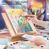 ARTEZA Mixed Media Paper Foldable Canvas Pad, 8×11 Inches, 20 Sheets, DIY Frame, Heavyweight Multimedia Paper, 228 lb, 370 GSM, Acid-Free, Art Supplies for Painting & Mixed Media Art(White)