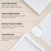 ARTEZA Mixed Media Paper Foldable Canvas Pad, 8×11 Inches, 20 Sheets, DIY Frame, Heavyweight Multimedia Paper, 228 lb, 370 GSM, Acid-Free, Art Supplies for Painting & Mixed Media Art(White)