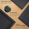 ARTEZA Mixed Media Paper Foldable Canvas Pad, 9.5×9.5 Inches, 20 Sheets, Black Paper