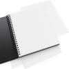 ARTEZA Spiral Sketch Book 9×12 Drawing Pad 2 Pack 100 Sheets Sketch Pads for Drawing for Adults & Teens(Black)