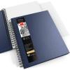 ARTEZA Spiral Sketch Book 9×12 Drawing Pad 2 Pack 100 Sheets Sketch Pads for Drawing for Adults & Teens(Blue)