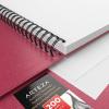 ARTEZA Spiral Sketch Book 9×12 Drawing Pad 2 Pack 100 Sheets Sketch Pads for Drawing for Adults & Teens(Pink)