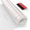 ARTEZA Ultra Clear Transfer Tape Paper with Grid & Squeegee, 12 Inch Wide x 12 Foot Long Roll, for Alignment & Transfer of Adhesive Vinyl for Decals, Signs, Walls, Windows & Smooth Surfaces(25 Foot long)