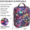 Arteza Pencil Case Organizer, 64 Elastic Slots, Paint Splatter Pattern, Large Capacity, Holds Up to 205 Pencils, Pens, and Markers(Paint Splatter Pattern)