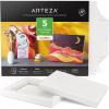 ARTEZA Foldable Canvas Boards for Painting, 8.5×11 Inch, Pack of 5, Cotton(White)