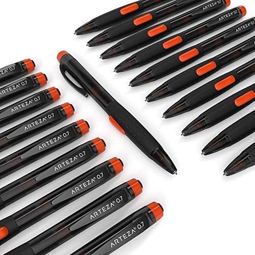 imageARTEZA HB Mechanical Pencil Pack of 20 07 Millimeter Medium Point Lead and Replaceable Eraser LatexFree Grip Office and School Supplies1 Count Pack of 20