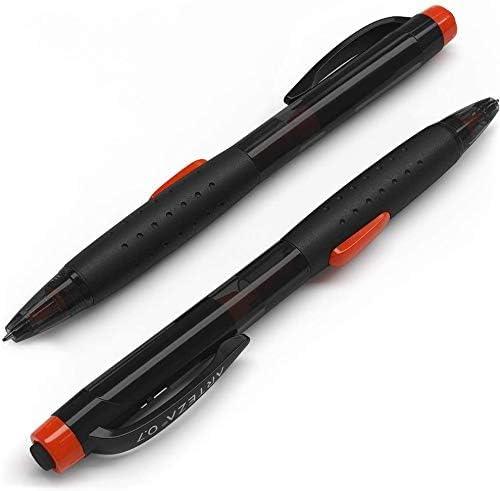 imageARTEZA HB Mechanical Pencil Pack of 20 07 Millimeter Medium Point Lead and Replaceable Eraser LatexFree Grip Office and School Supplies1 Count Pack of 20