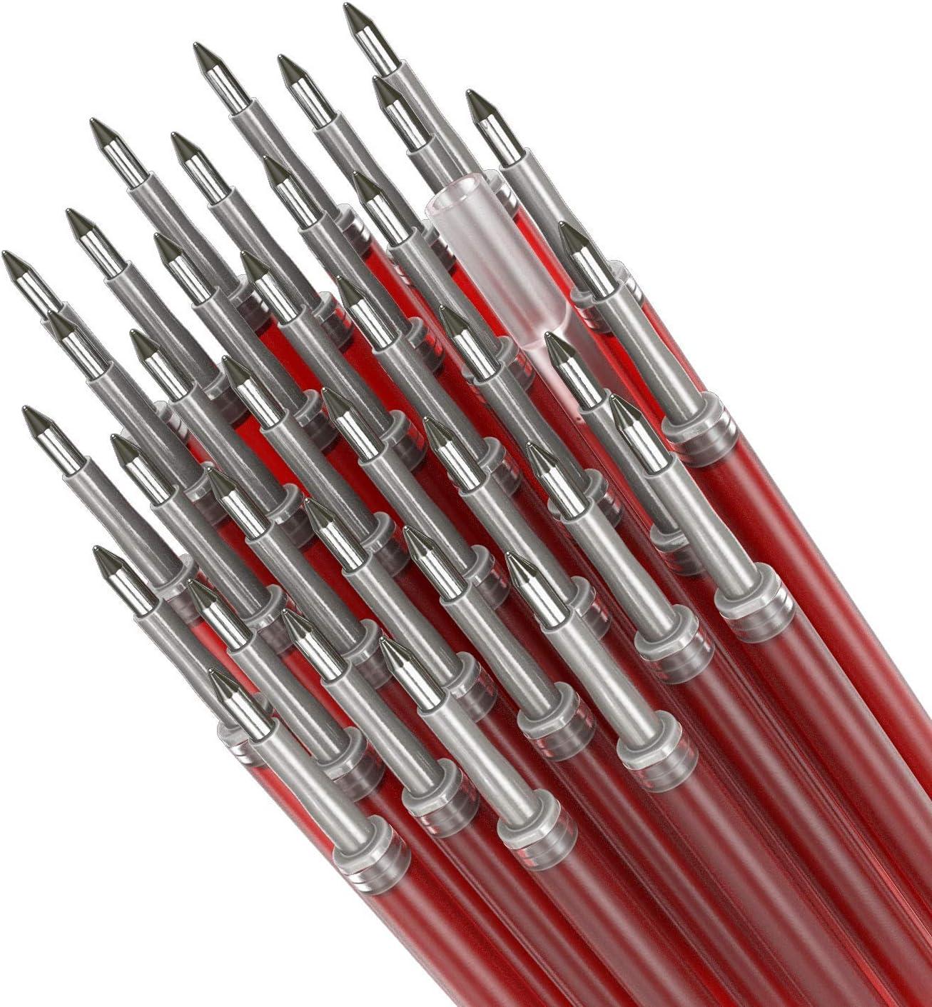 imageARTEZA Red Gel Pens Pack of 24 07mm Medium Point Quick Drying Ink for Smooth Writing Office ampamp School Supplies1 Count Pack of 36