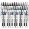 ARTEZA Alcohol Markers – Set of 120 EverBlend Dual Tip Art Markers with Fine and Chisel Nibs in 144-Slot Organizer for Drawing, Coloring, Illustration(Gray Tones)