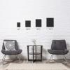 ARTEZA Black Canvas Boards for Painting, 9 x 12 Inches, Pack of 14, Blank Canvas Panels for Acrylic, Oil and Gouache Painting