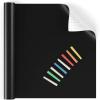 ARTEZA Black Chalkboard Peel and Stick Wall Sticker, 16 Feet x 17.7 Inches