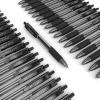 ARTEZA Black Gel Pens Pack of 50, Quick-Drying, 0.7mm Medium Point, Smooth Writing Pens for Note Taking, Office, School Supplies(1 Count (Pack of 50))