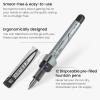 ARTEZA Disposable Fountain Pens, Pack of 12, Medium 0.9-mm Nib, Smooth-Writing Quick-Drying Black Ink Pen, Art Supplies for Professionals, Students, and Hobbyists(Black)