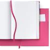 ARTEZA Dotted Journals, Pack of 2, 6×8 Inches, 96 Sheets, Cobalt Blue and Gray, Hardcover Notebooks with Smooth Paper(Acrylic Pouring & Dark Pink)