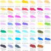 ARTEZA Dual Tip Brush Markers, Set of 100, Art Markers with Fine and Brush Tips, Dual Tip Pens for Adult Coloring, Calligraphy, Sketching, Doodling(1 Count (Pack of 48))