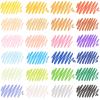 ARTEZA Felt-Tip Brush Pens, Set of 12 Nontoxic Black Markers, Quick-Dry and Smear-Proof(1 Count (Pack of 24))