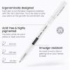 ARTEZA Gel Pens, Set of 60 – Fine Point Colored Ink Pens for Journaling, Adult Coloring, Note-Taking & Decorative Writing, Variety of Finishes(Set of 12)