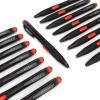 ARTEZA HB Mechanical Pencil Pack of 20, 0.7 Millimeter Medium Point Lead and Replaceable Eraser, Latex-Free Grip, Office and School Supplies(1 Count (Pack of 16))