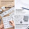 ARTEZA Hand Lettering Pens Set of 12 – Calligraphy and Brush Pens with Guidebook, Pencil, Eraser for Beginners Learning Hand Lettering and Decorative Writing