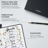 ARTEZA Journal Gift Set, Pack of 2, 6×8 Inches, 70 Sheet Notebooks with Double-Sided Lined and Dotted Paper, Journal Holder, and 1 Black Ink Pen(Black)