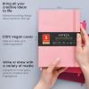 ARTEZA Journals, Pack of 3, 6×8 inch, 96 Sheets, Light Pink, Dark Pink, and Maroon, Hardcover Notebooks with Smooth Lined, Blank and Dotted Paper(Light Pink  Dark Pink & Maroon)