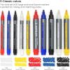 ARTEZA Metallic Oil Based Paint Markers, 12-Pack, 6 Silver and 6 Gold, 1.3 mm Line, Permanent Pens, Craft and Art Supplies for Canvas, Wood, Glass(Multicolor)