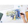 ARTEZA Mini White Boards (16 Pack), 9×12 inch Dry Erase Boards, Double-Sided Dry Erase Lapboards, Back to School Supplies for Classroom, College, Students, Teachers, and Office Applications(White)