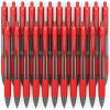 ARTEZA Red Gel Pens Pack of 24, 0.7mm Medium Point, Quick Drying Ink for Smooth Writing, Office & School Supplies(1 Count (Pack of 24))
