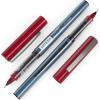 ARTEZA Rollerball Pens Fine Point, Set of 20 Blue Liquid Ink, Extra Fine 0.5 mm Needle Tip Pen, Make Precise Lines, Office Supplies for Writing, Notetaking, and Drawing(Red)