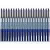ARTEZA Rollerball Pens Fine Point, Set of 20 Blue Liquid Ink, Extra Fine 0.5 mm Needle Tip Pen, Make Precise Lines, Office Supplies for Writing, Notetaking, and Drawing(Blue)