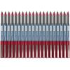 ARTEZA Rollerball Pens Fine Point, Set of 20 Blue Liquid Ink, Extra Fine 0.5 mm Needle Tip Pen, Make Precise Lines, Office Supplies for Writing, Notetaking, and Drawing(Red)