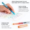 ARTEZA Rollerball Pens Fine Point, Set of 20 Blue Liquid Ink, Extra Fine 0.5 mm Needle Tip Pen, Make Precise Lines, Office Supplies for Writing, Notetaking, and Drawing(Multicolor)