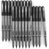 ARTEZA Rollerball Pens, Pack of 20 – Blue Liquid Ink Pens with 0.7 mm Fine Point for Note-Taking, Bullet Journaling, Office & School Writing Tasks(Black)