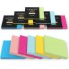 ARTEZA Sticky Notes 12 Pads, 100 Sheets, 6 Assorted Colors, Re-Adhesive, Office Supplies for To-Do Lists, Reminders & Studying