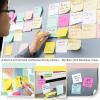 ARTEZA Sticky Notes, 3×3 Inches, 12 Pads, Bulk Pack of Assorted Multicolor Self-Adhesive Notes for Office, School & Home