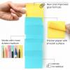 ARTEZA Sticky Notes, 3×3 Inches, 48 Lined & Blank Pads, Bulk Pack of Assorted Multicolor Self-Adhesive Notes for Office, School & Home(48 Pack)