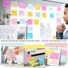 ARTEZA Sticky Notes, 3×3 Inches, 48 Lined & Blank Pads, Bulk Pack of Assorted Multicolor Self-Adhesive Notes for Office, School & Home(48 Pack)