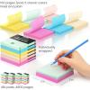 ARTEZA Sticky Notes, 3×3 Inches, 48 Lined & Blank Pads, Bulk Pack of Assorted Multicolor Self-Adhesive Notes for Office, School & Home(48 Pack)