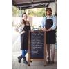 Arteza 40×20 Inch A-Frame Chalkboard Easel Set, Outdoor Chalkboard Sign with Chalk Sticks, Chalk Markers, Erasers, and Stencils, Standing Sign, Office Supplies for Businesses, Announcements & Events(40×20 Inch)
