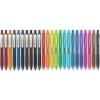 Arteza Colored Gel Pens, Pack of 24, 10 Vintage and 14 Vibrant Colors, Fine 0.7 mm Tip, Retractable, Art Supplies for Journaling, Drawing, Doodling, and Notetaking(1 Count (Pack of 24))