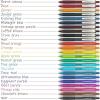 Arteza Colored Gel Pens, Pack of 24, 10 Vintage and 14 Vibrant Colors, Fine 0.7 mm Tip, Retractable, Art Supplies for Journaling, Drawing, Doodling, and Notetaking(1 Count (Pack of 24))
