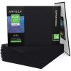 ARTEZA Black Canvas Boards for Painting, 9 x 12 Inches, Pack of 14, Blank Canvas Panels for Acrylic, Oil and Gouache Painting