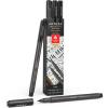 ARTEZA Calligraphy Markers, Set of 12, Permanent Water-Based Ink, 11 Colors, 2mm Nibs(Black)